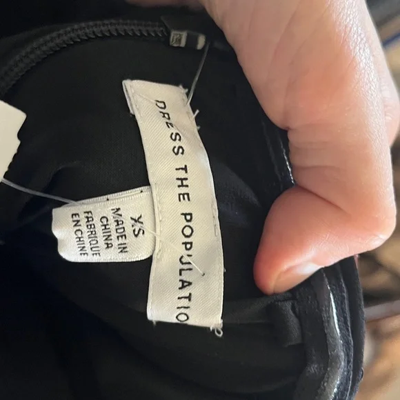 Dress the population Alexis Sequin Midi Dress Xs NWT - Picture 3 of 6